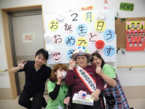 Ｈ様も2月生まれ◎おめでとうございます🎉